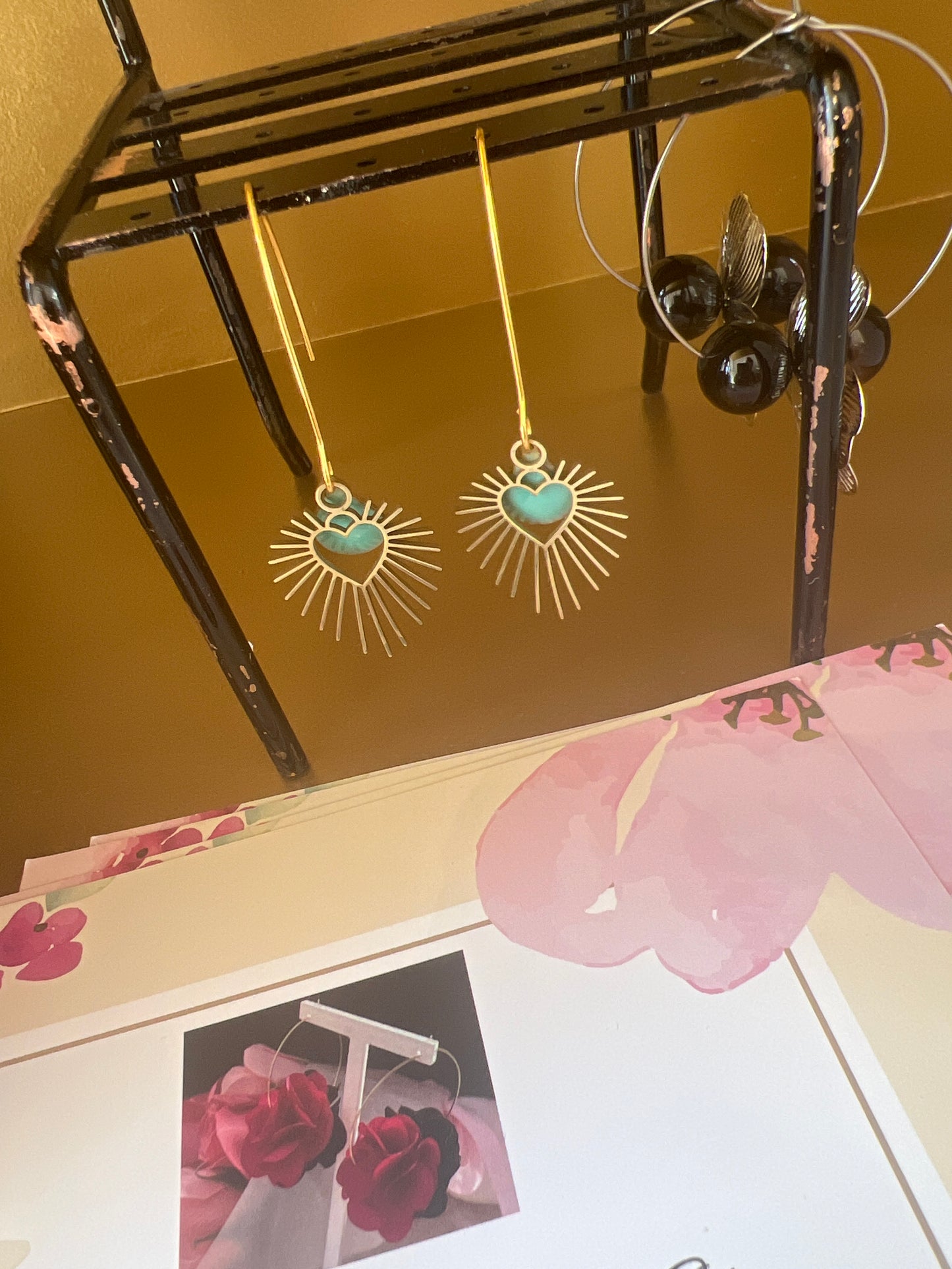 Boucle d’oreille cœur